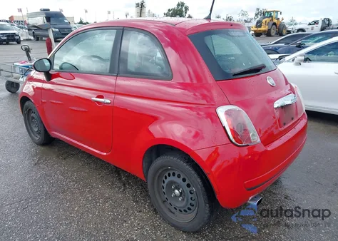2012 Fiat 500 Pop z USA, uszkodzony, nr VIN 3C3CFFAR4CT233502